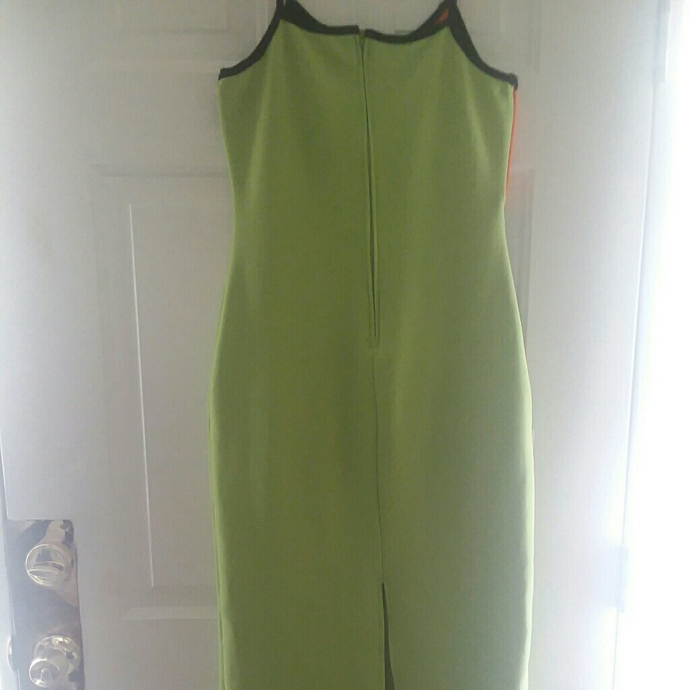 💜Colorblock Maxi Dress Sz L💜 - Picture 3 of 7
